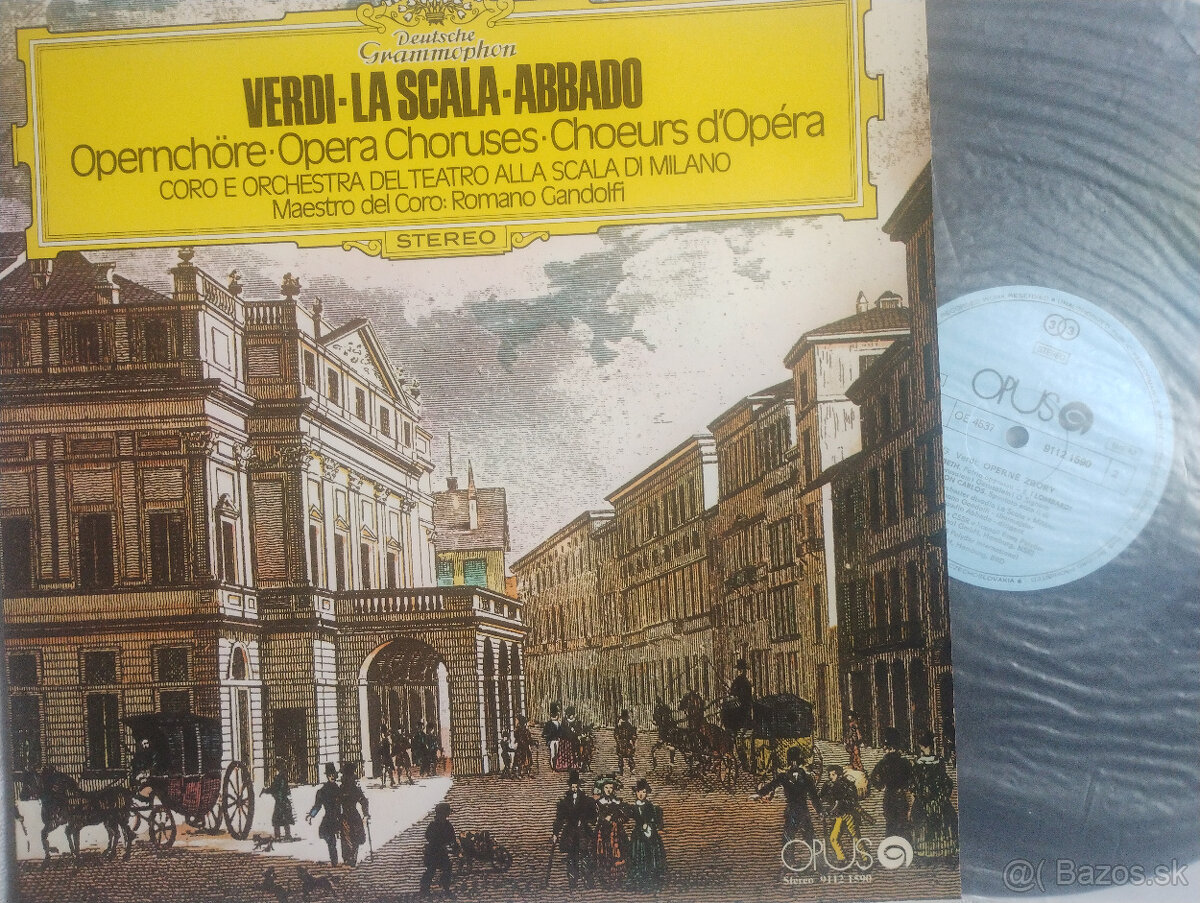 LP platne - Opera Verdi, Bach - 3