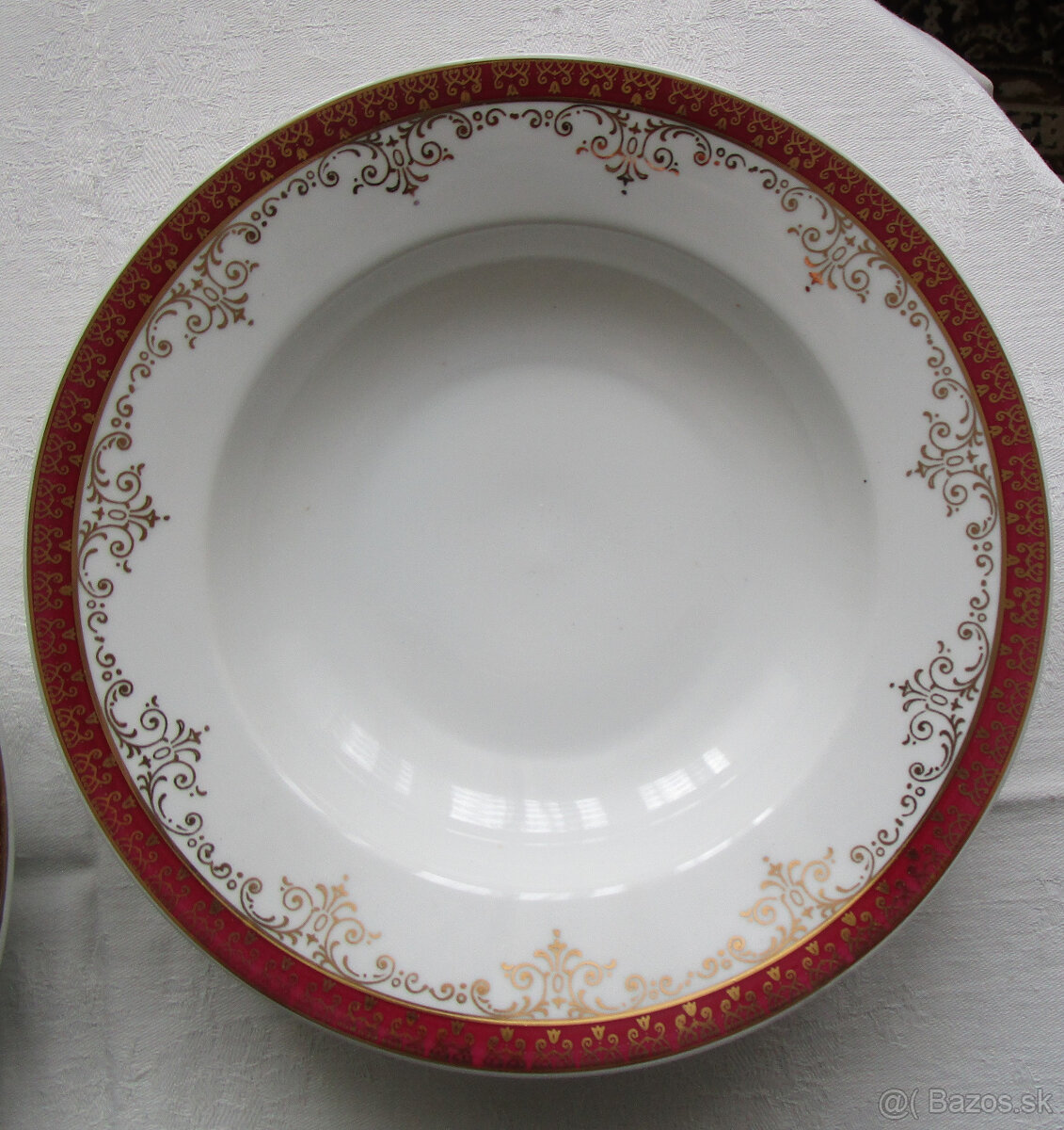 Predám sadu tanierov, karlovarský porcelán-ZĽAVA - 3