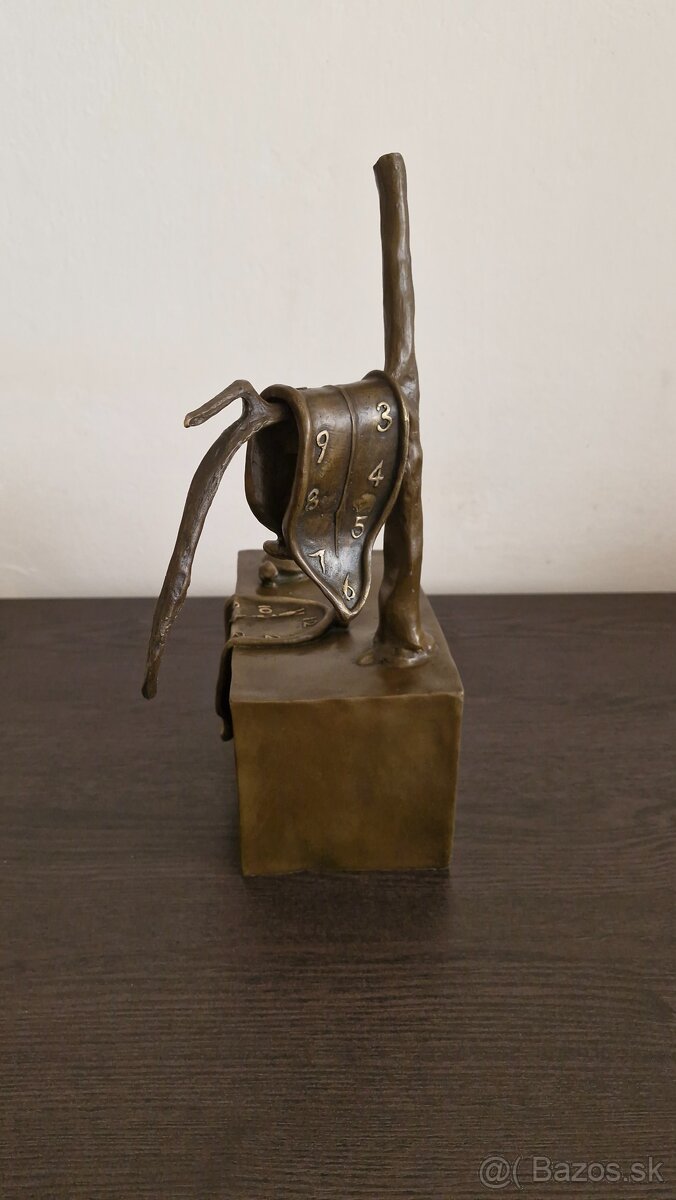 Salvador Dali - Tekoucí hodiny 2 - bronz - 3