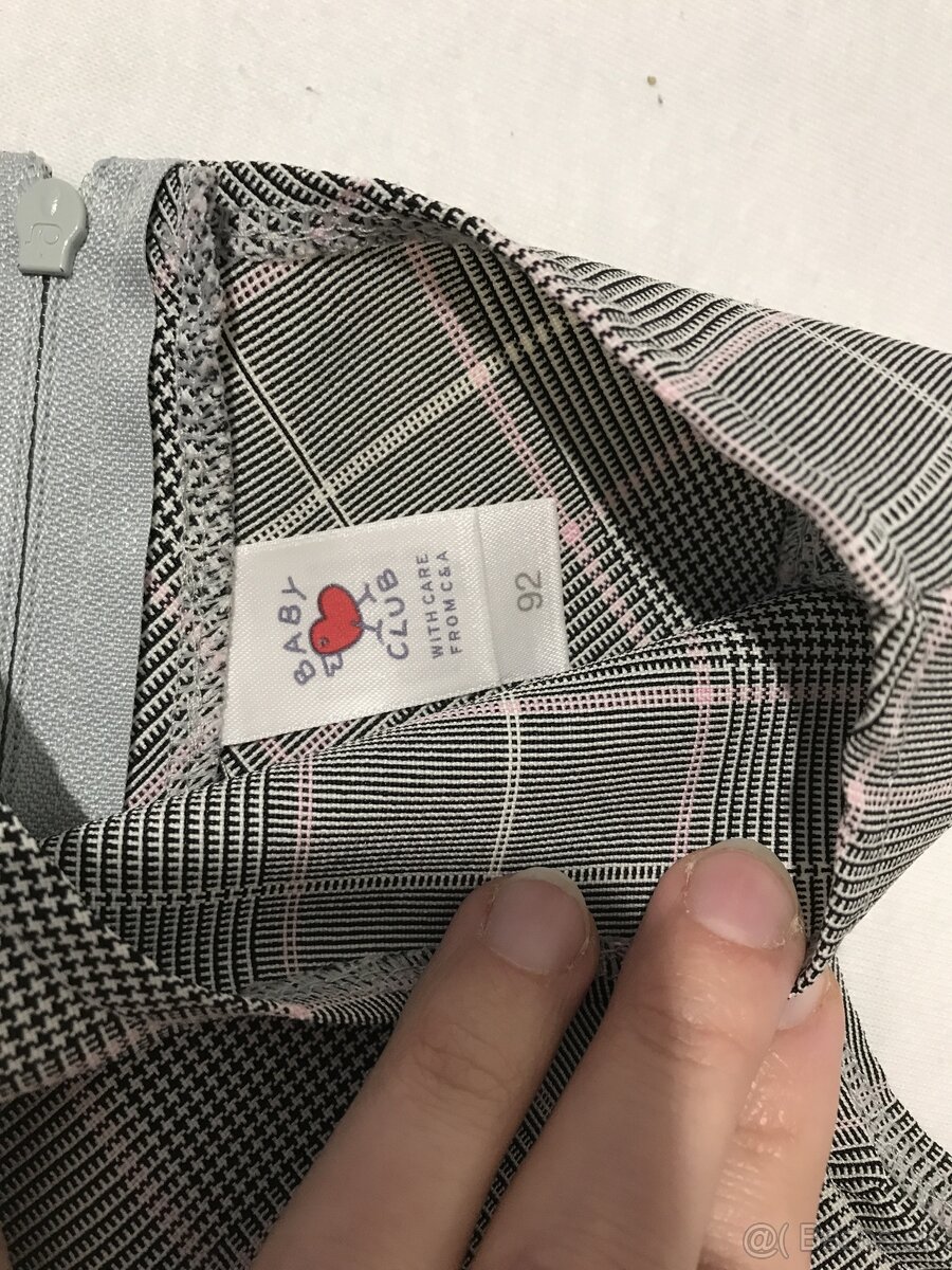 Saty/satova sukna 2ks detska, v92 - 3