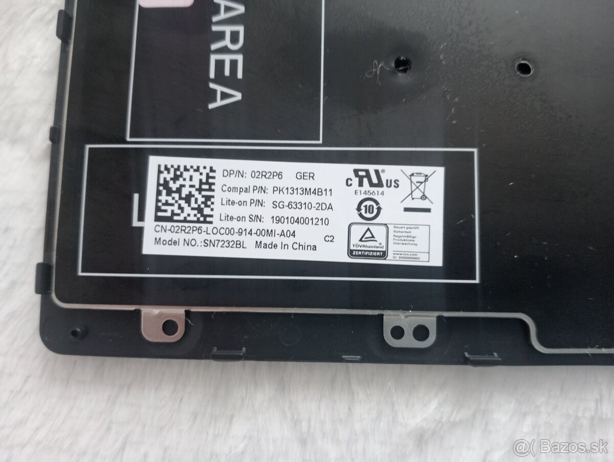 predám klávesnicu z notebooku Dell Latitude 5590 - 3