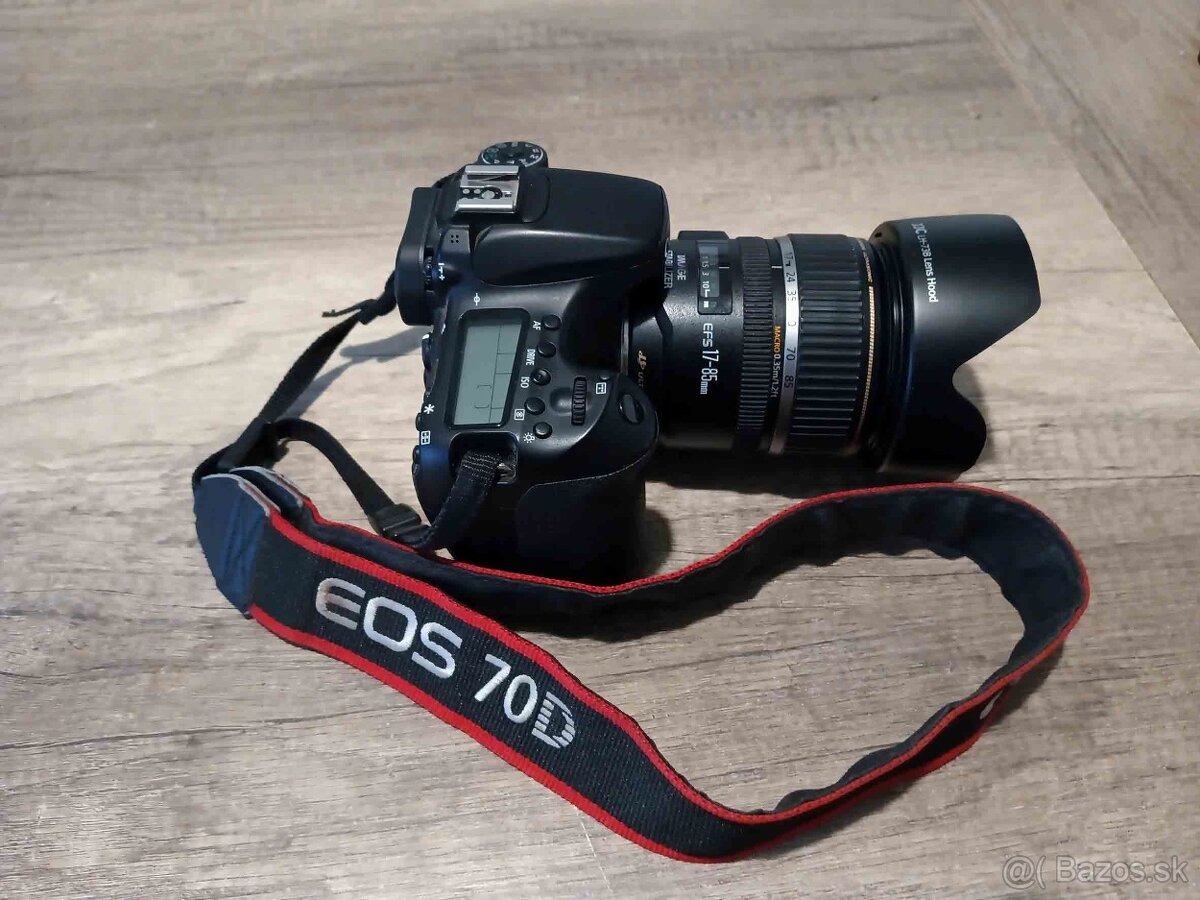 Predám Canon EOS 70D + obj. + prísl. - 3