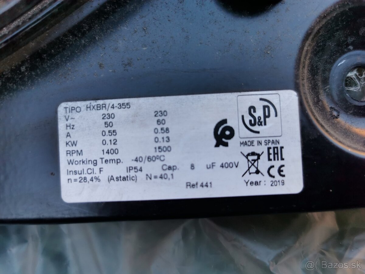 Ventilátor HXBR/4-355 - 3