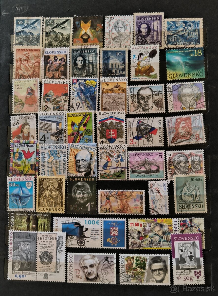 Poštové známky Slovensko - 3