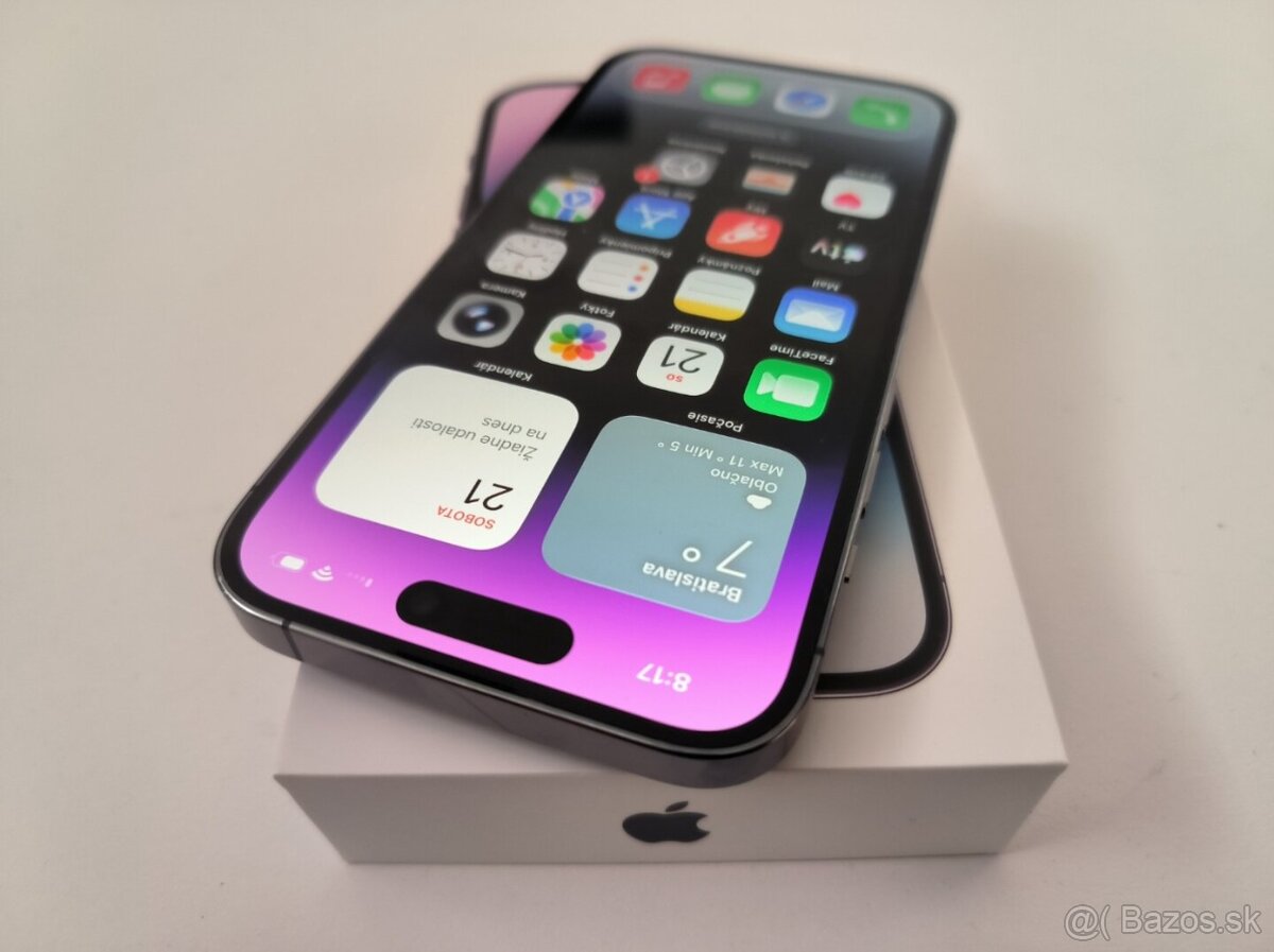 apple iphone 14 PRO 256gb Purple / Batéria 85% - 3