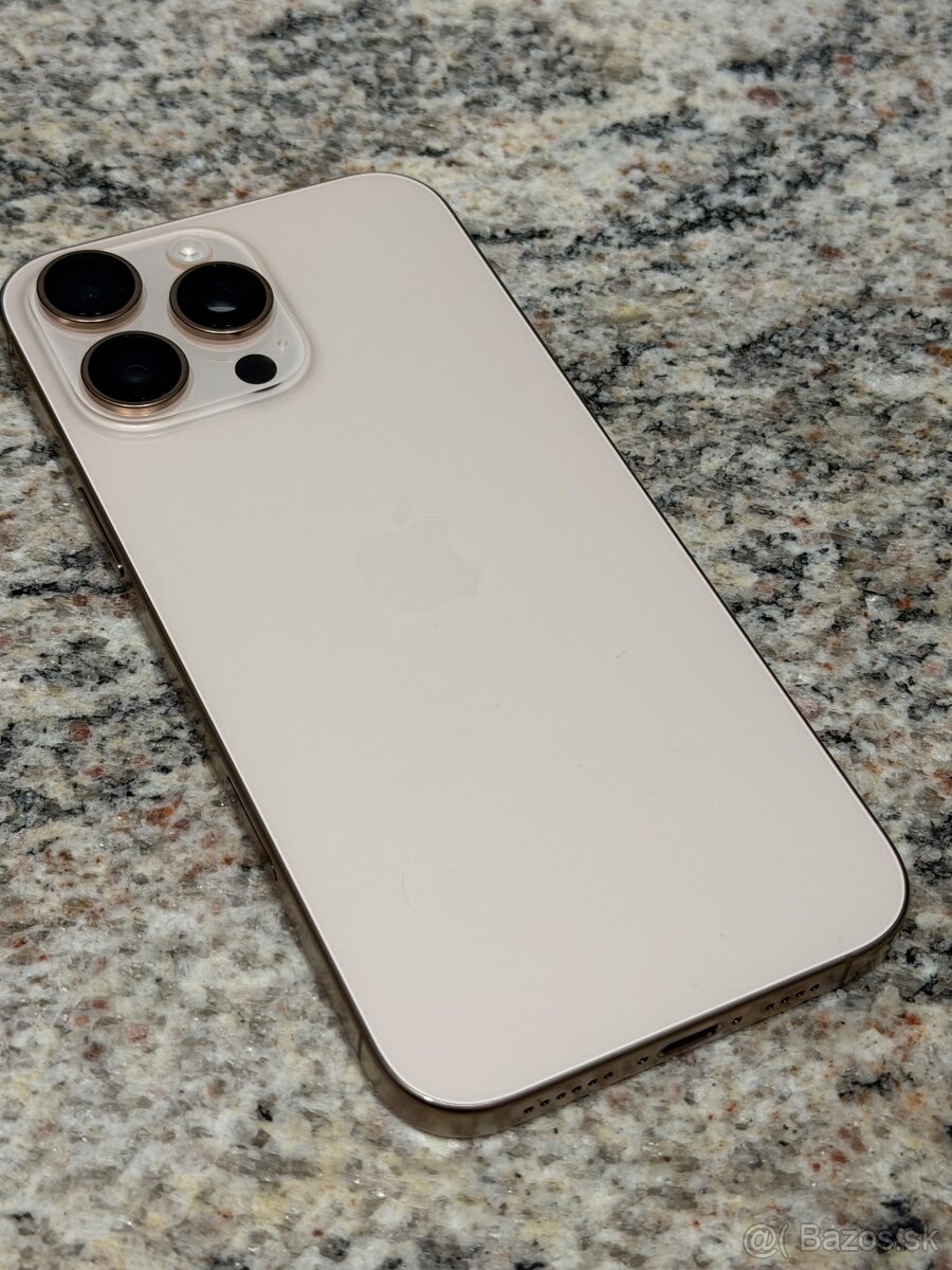 Nový iPhone 16 Pro MAX 256gb Desert Titanium 100%batéria - 3