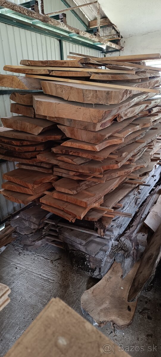 Predám sušené rezivo orech a gaštan, fošne a dosky - 3