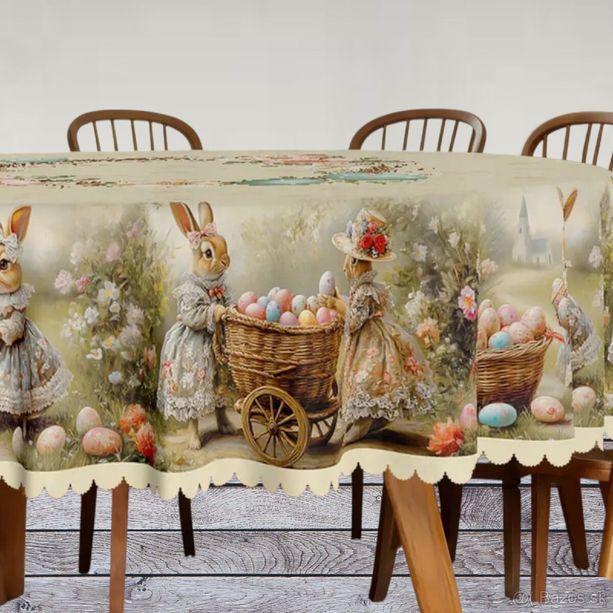 Veľkonočný obrus priemer 175cm - 3