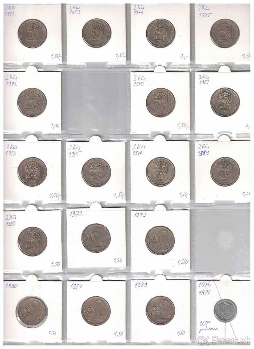 Obehove mince CSSR 1946-1992 - 3