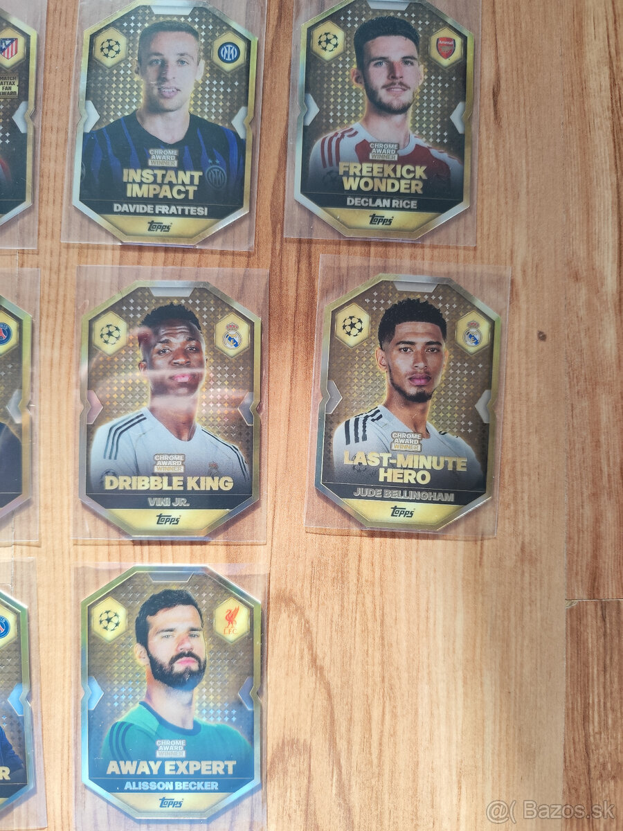 Futbalové kartičky Match Attax 2025/26 Chrome Award Winners - 3