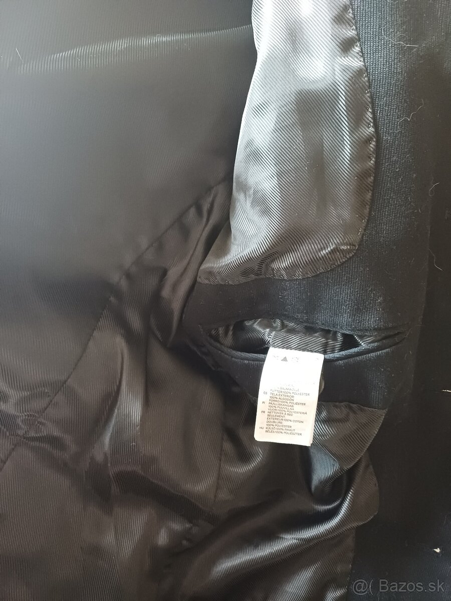 Chlapcenske sako čierne velkost 46/170 cm - 3