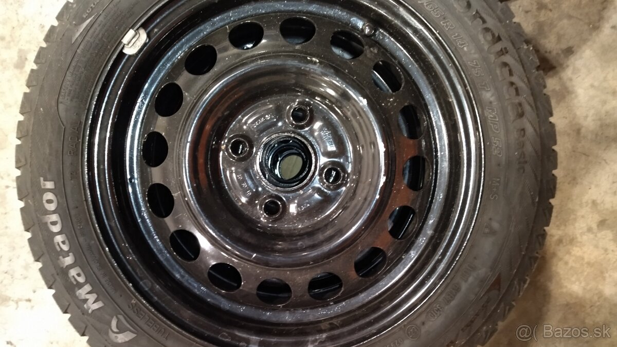 Zimné pneu 155/55R14 na diskoch 4x100 - 3