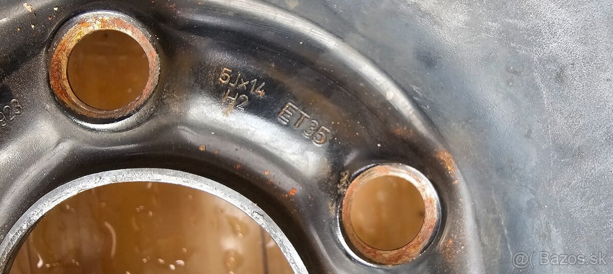 Originálne plechové disky Škoda R 14 - 5Jx14 ET35 - 3