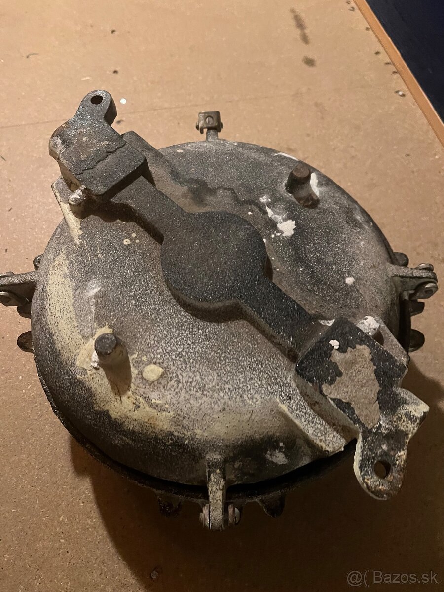 Liatinová retro lampa z lode - 3