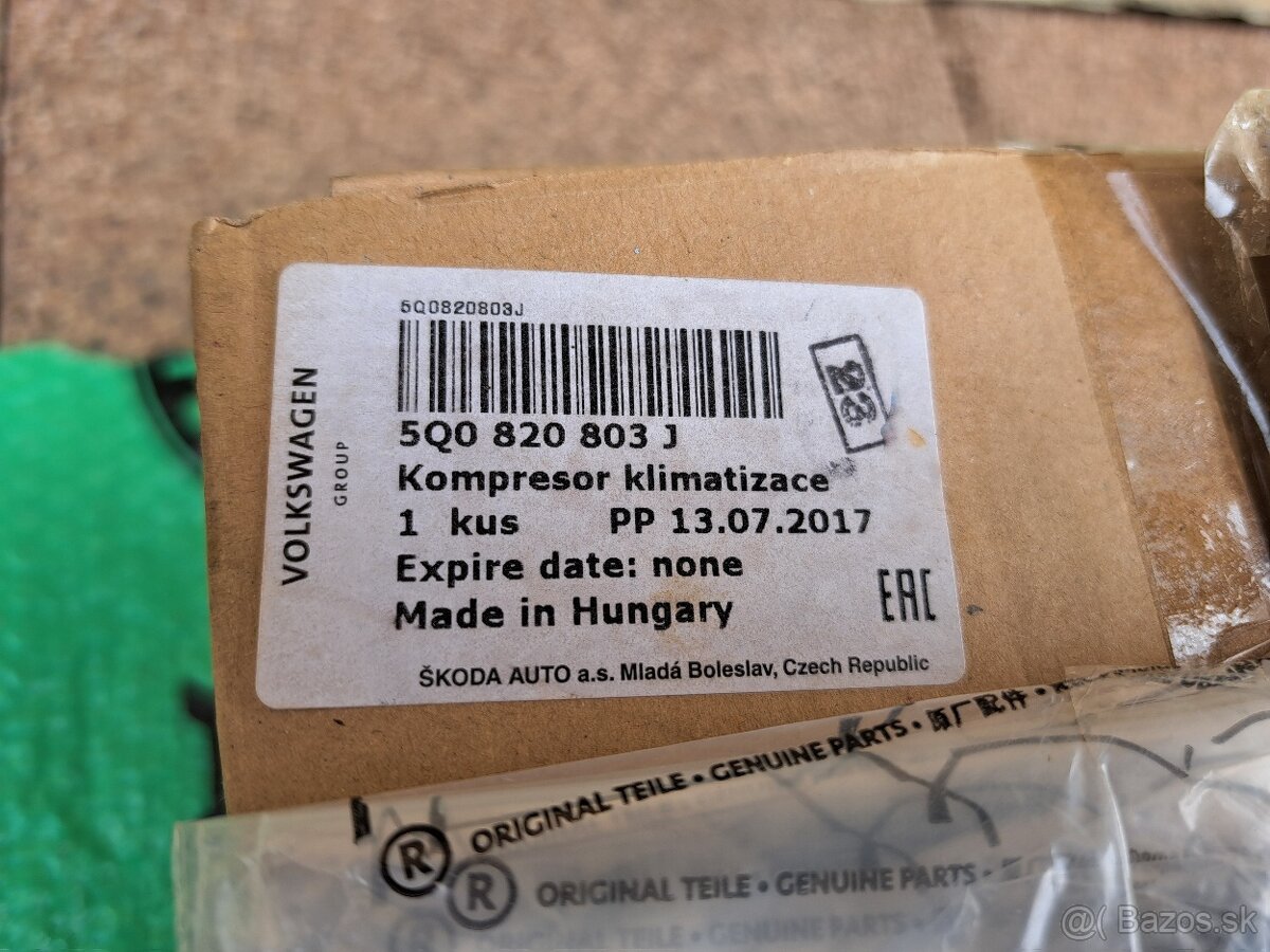 NOVÝ Klimakompresor OE Škoda 5Q0820803J - 3