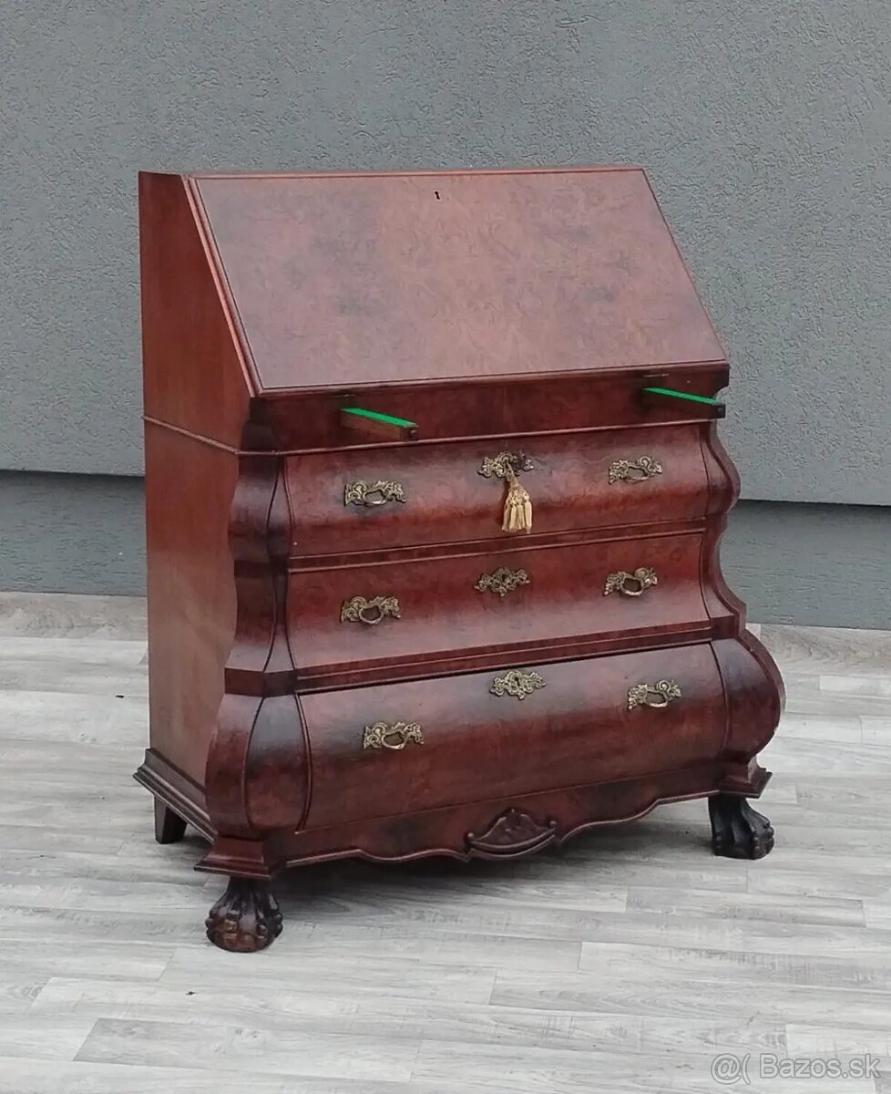 Stôl sekretársky starožitný “ BAROKO „. - 3