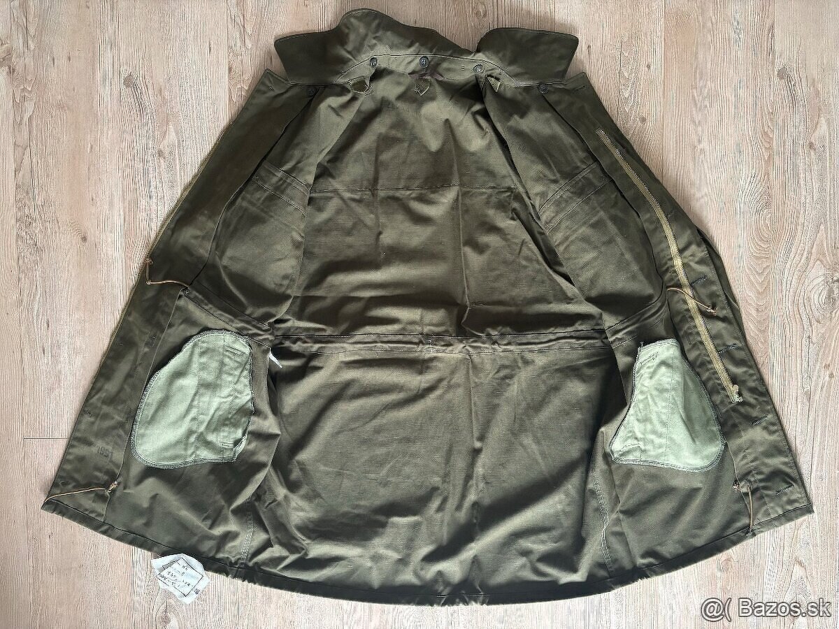 Vojenský kabát kongo vz. 85 - maskáče ČSĽA, nový - 3