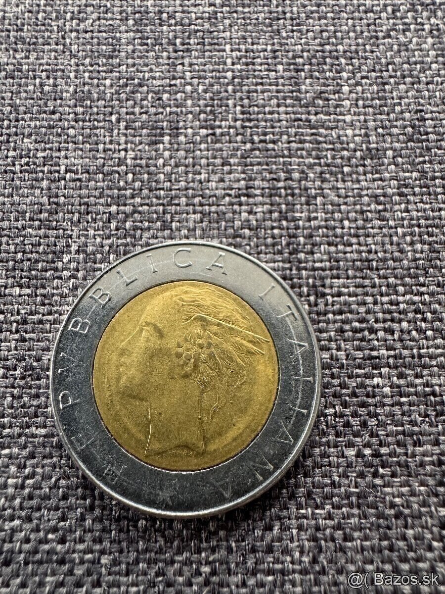 Taliansko: 500 Lír 2 ks (1986, 1984) + 100 Lír 2 ks + 50 Lír - 3