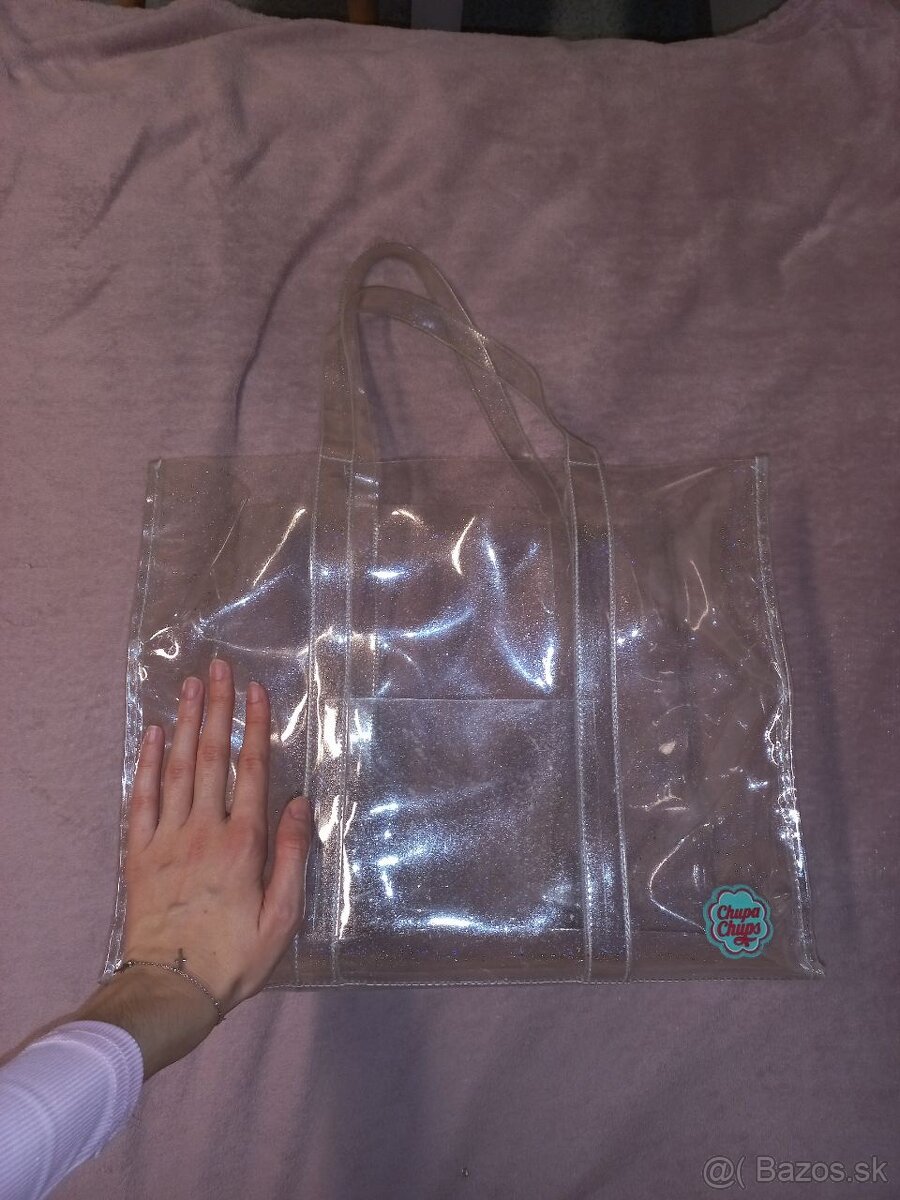 Priehľadná lesklá nákupná taška, Chupa Chups - 3