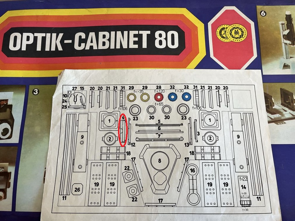 Retro stavebnica Optik-cabinet 80 - 3