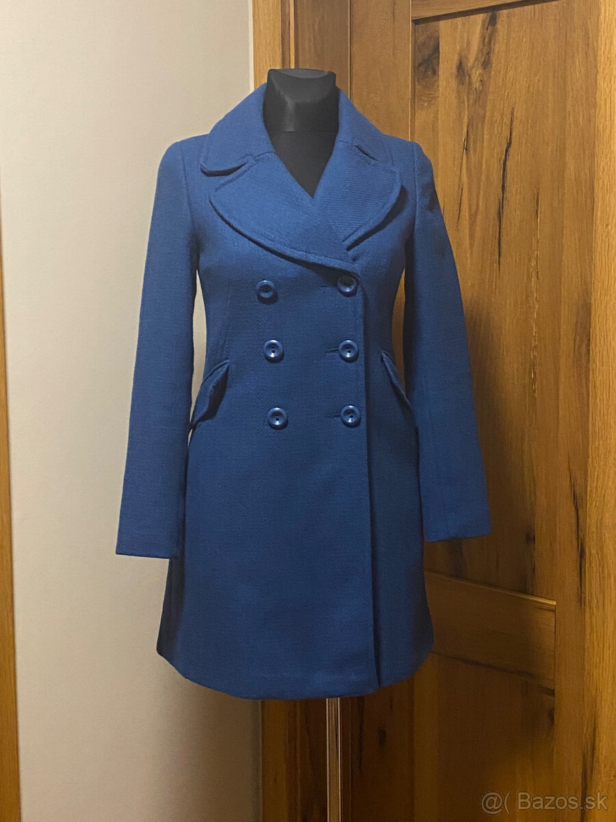 Oasis - tyrkysovo-modrý kabát - 3