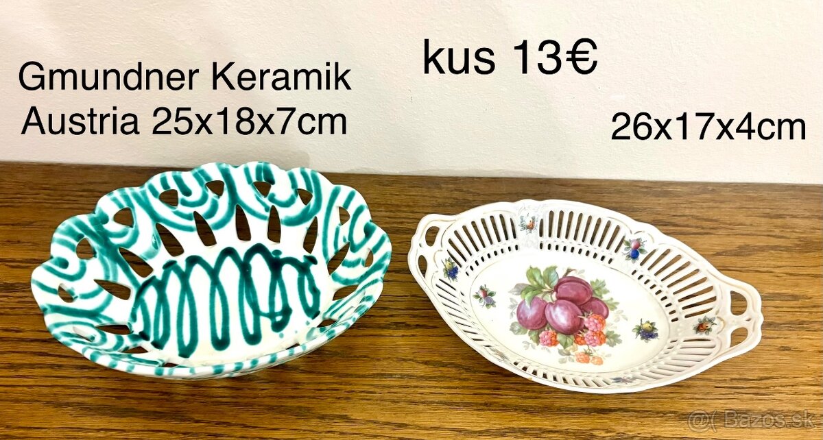 PORCELÁNOVÉ A KERAMICKÉ DEKORÁCIE - 3