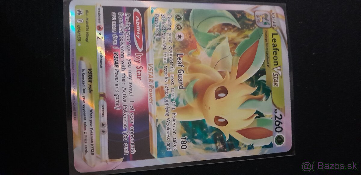 Pokémon karty Lapras a Leafeon - 3