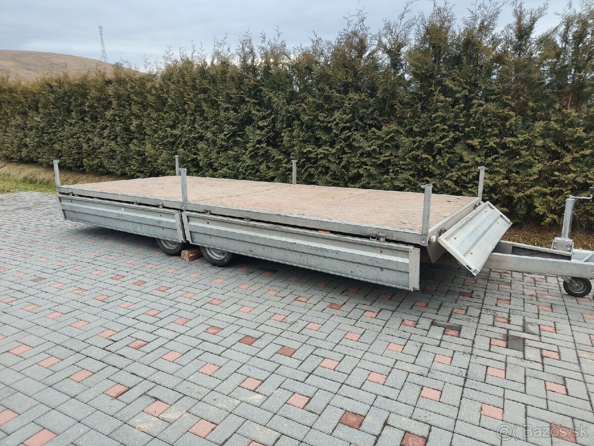 Dvojnapravovy prívesný vozík 2.6 t UNIKOL - 3