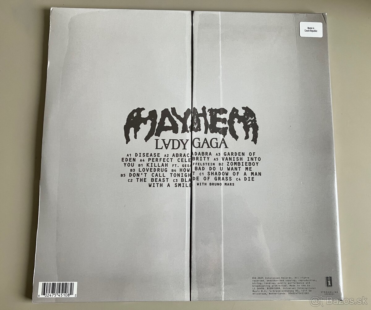 2LP Lady Gaga - Mayhem - 3