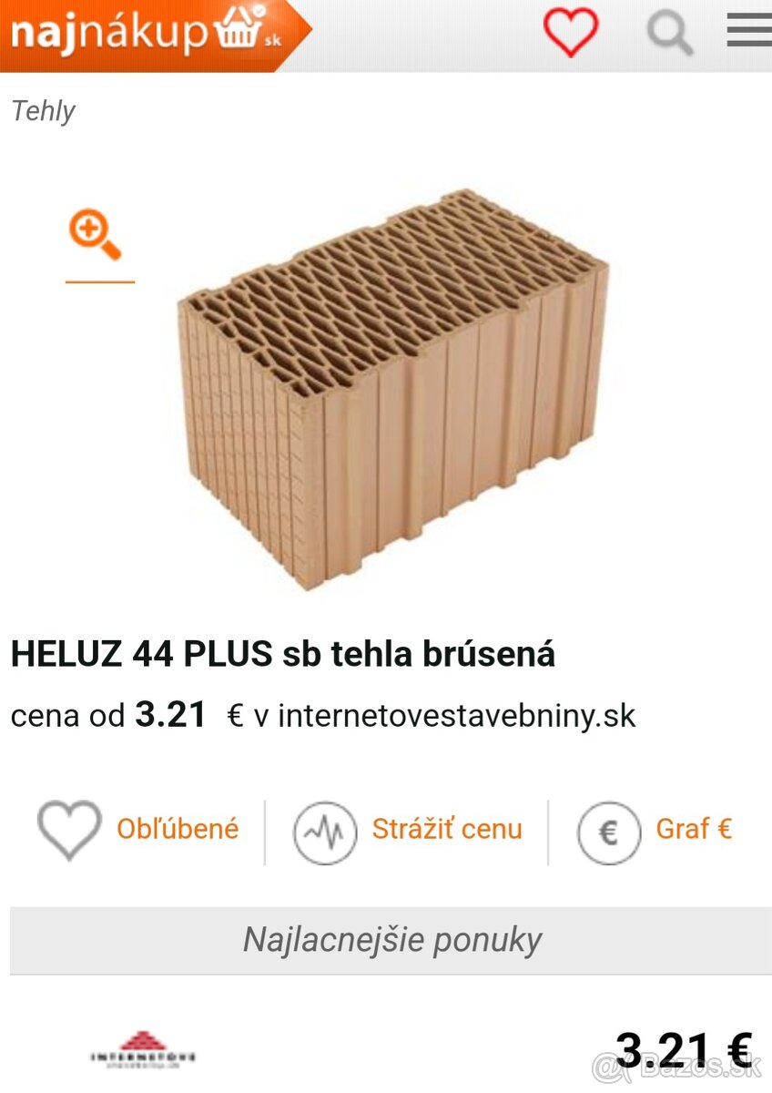 Brúsená tehla 44 Heluz - 3