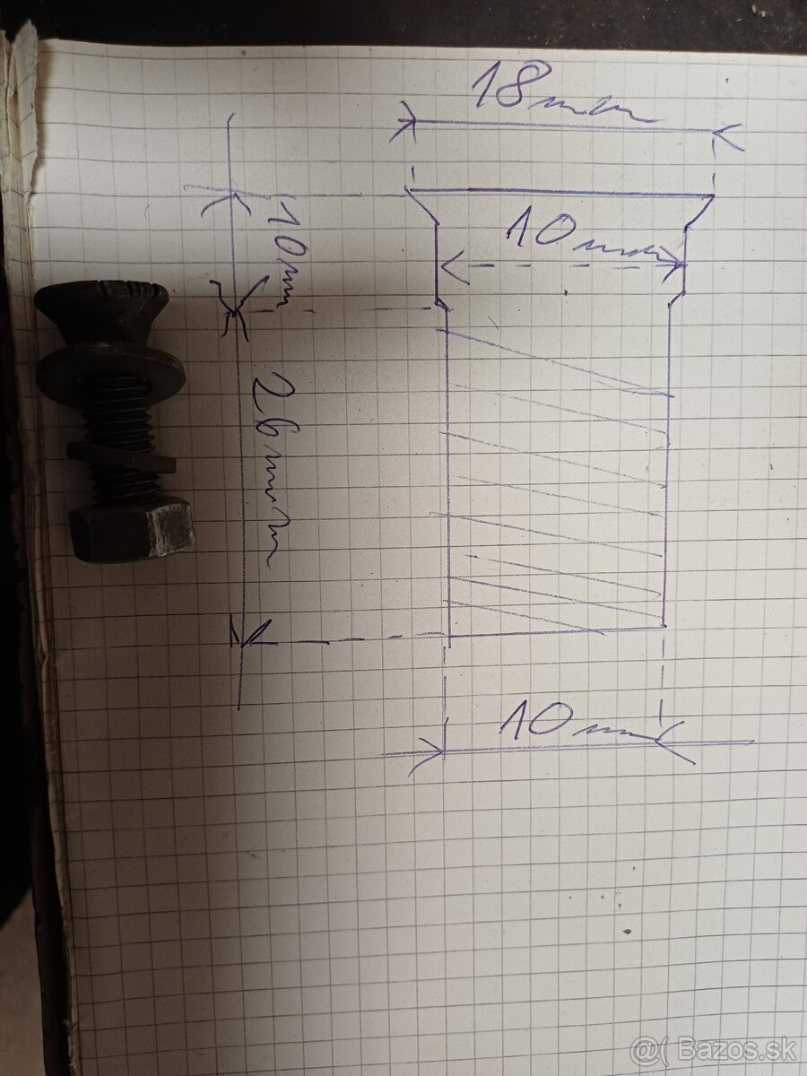 Skrutka na nože (železá) - 3