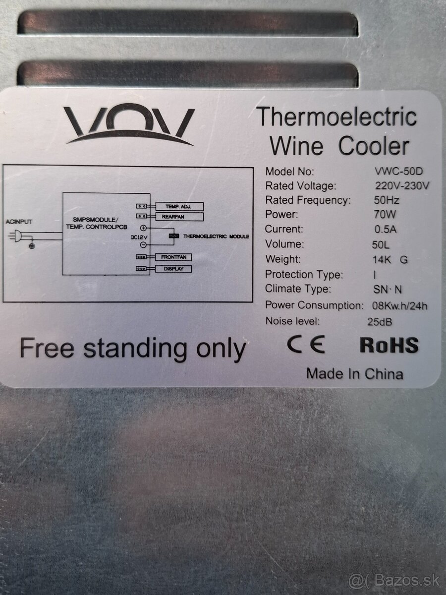 Vinotéka / chladnička na víno. - 3