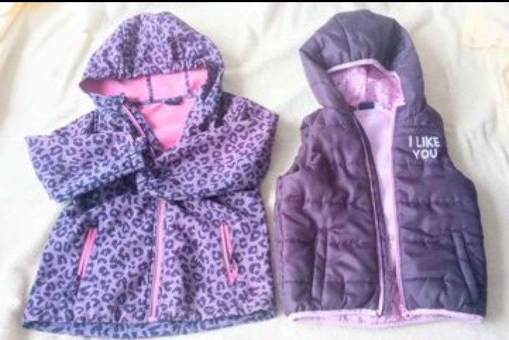 Balík oblečenia Dievčenské bundy veľ 110 - 3