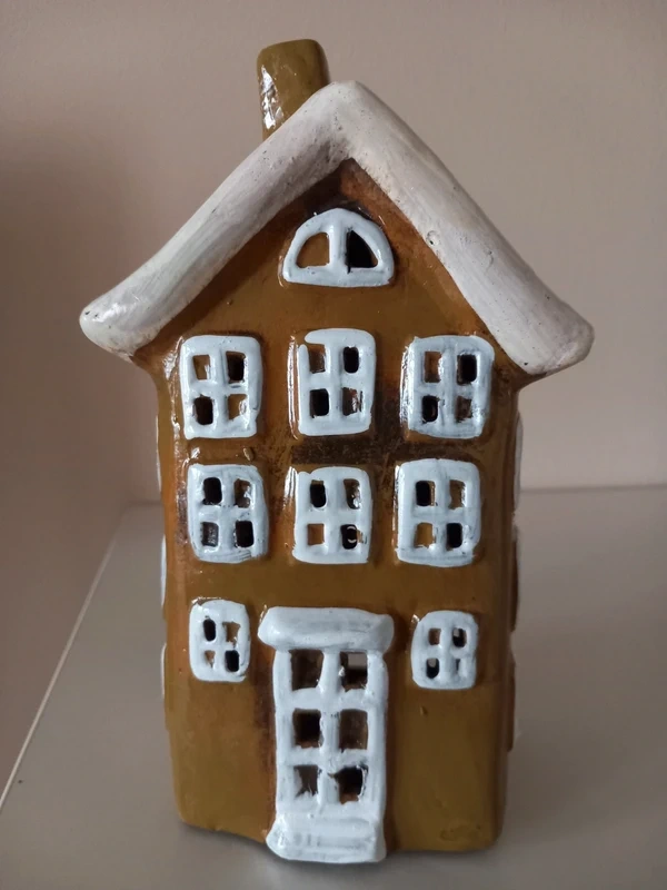 Keramický domček na čajovku 20,5x11,5x7,5 cm - 3