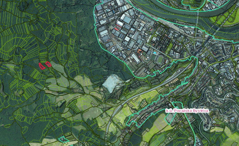 Považská Bystrica – 1.270 m2 LES - 3