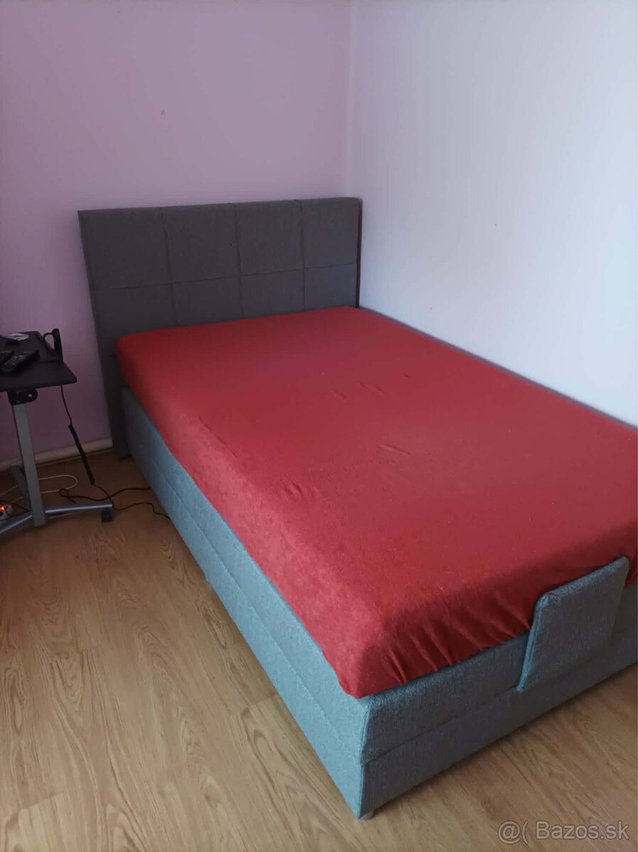 Elektrická polohovacia posteľ boxspring 120x200 - 3