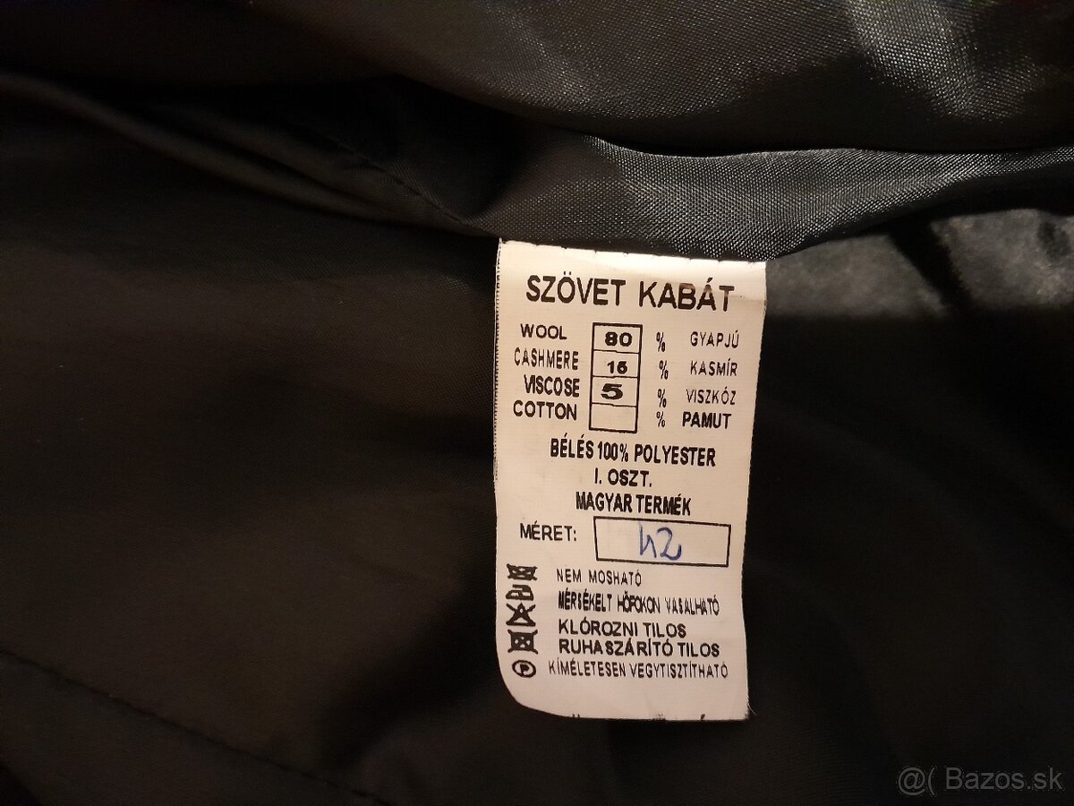 Dámsky čierny kabát - 3