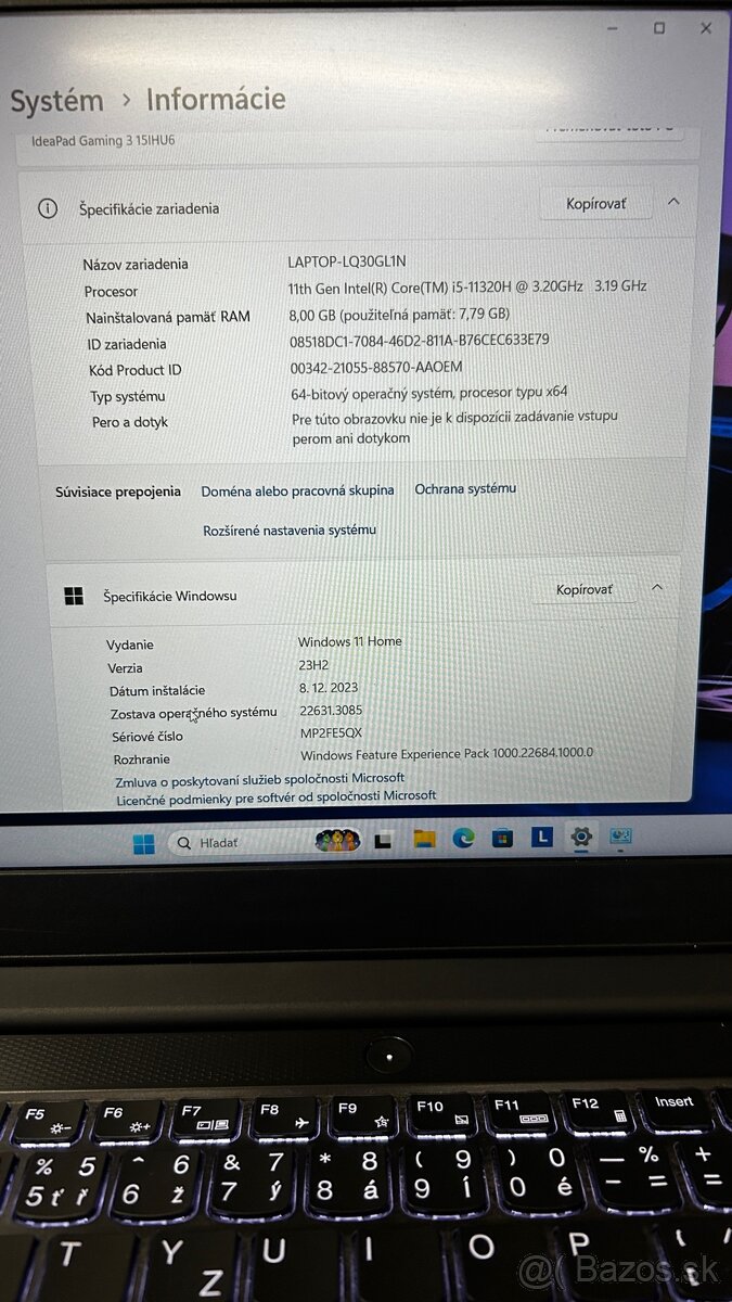 Lenovo IdeaPad Gaming3 - 3