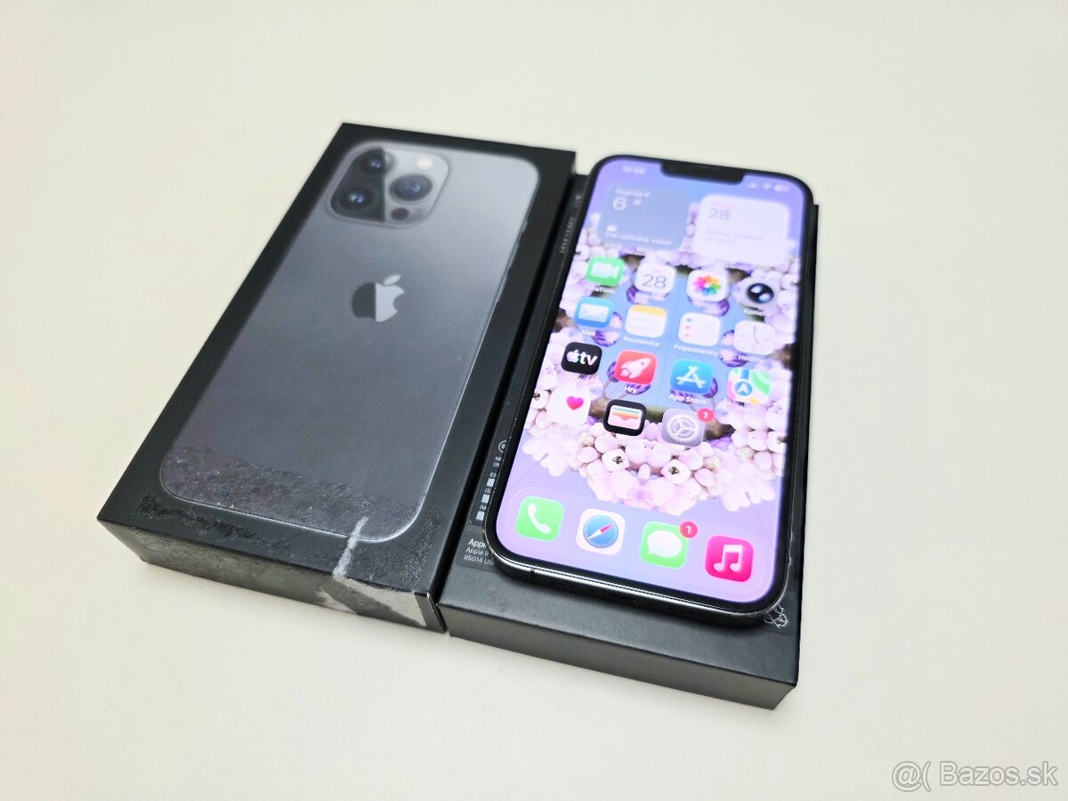 Predám apple iphone 13 PRO 128GB GRAPHITE v top stave - 3