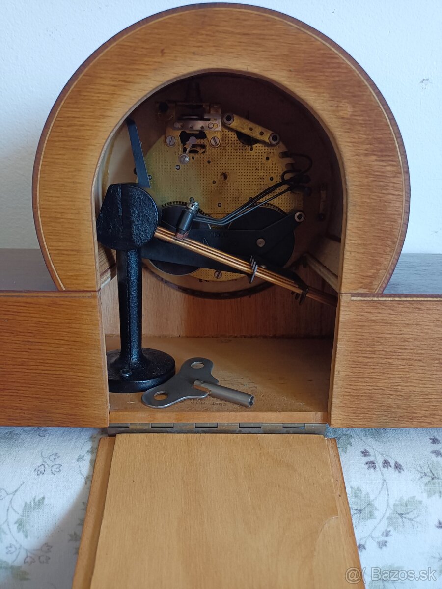 Weimar Hodiny krbové stolní starožitný - 3