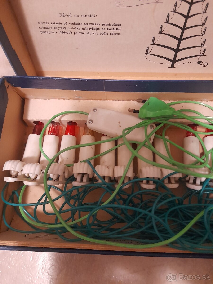 Staré retro vianočné osvetlenie - 3