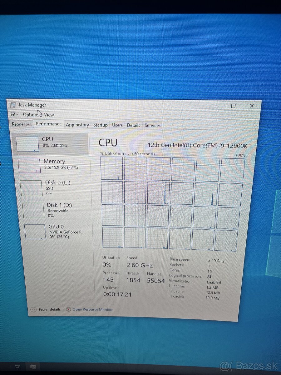 Herný PC – Intel i9-12900K, RTX 3070, 64GB RAM – ZÁRUKA - 3