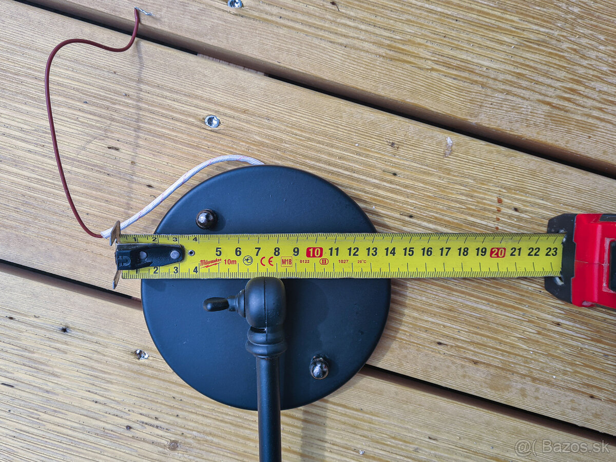 Predám lampu (svietidlo) čiernej farby - 3