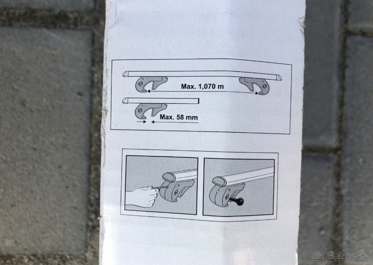 Strešný nosič - priečniky BRIO - 3