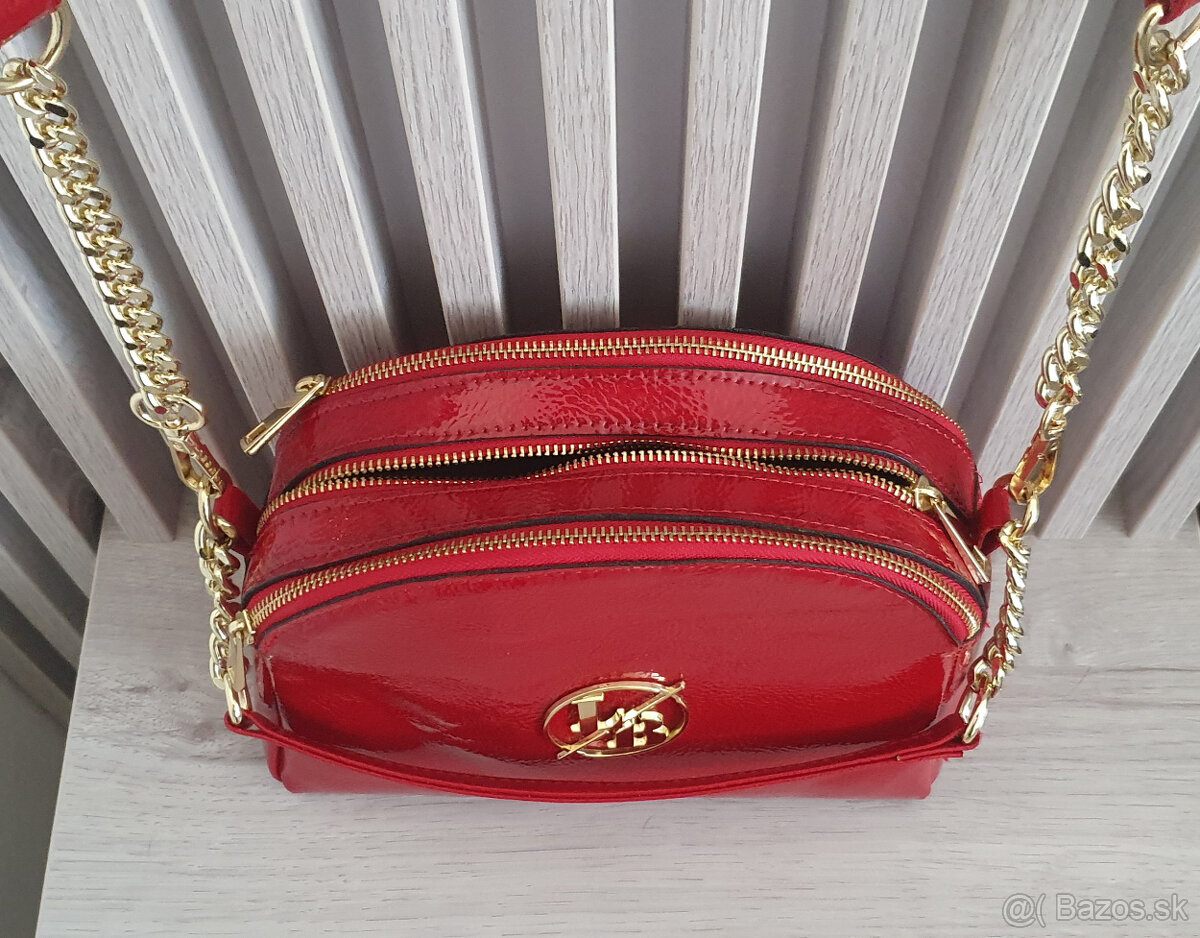 Nová červená LB kabelka - 3