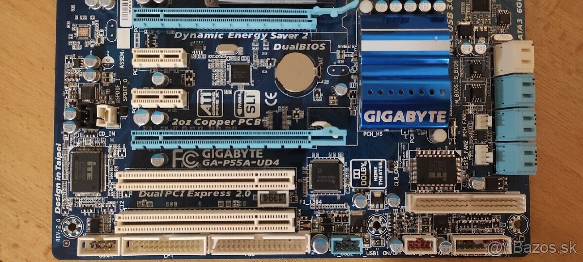 GIGABYTE P55A-UD4 + Intel Core i7-870 - 3
