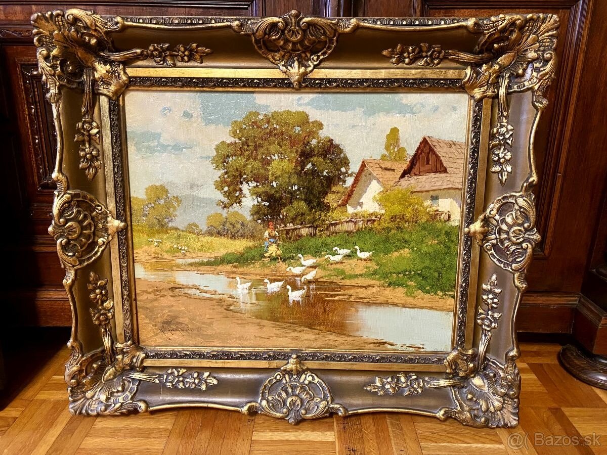 Predám obraz,olejomalbu od L.Neogrády - 3