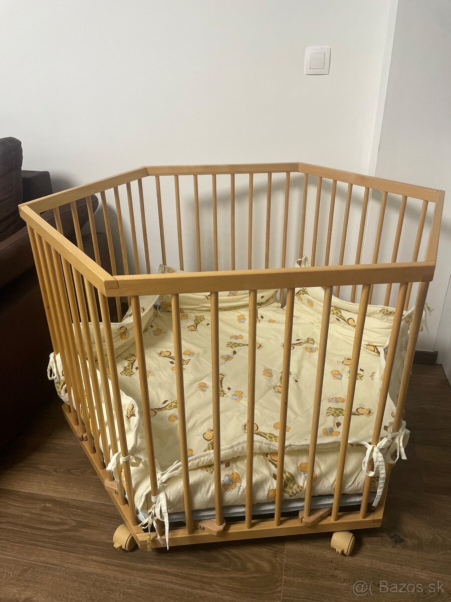 Kvalitna detska drevena ohradka - 3