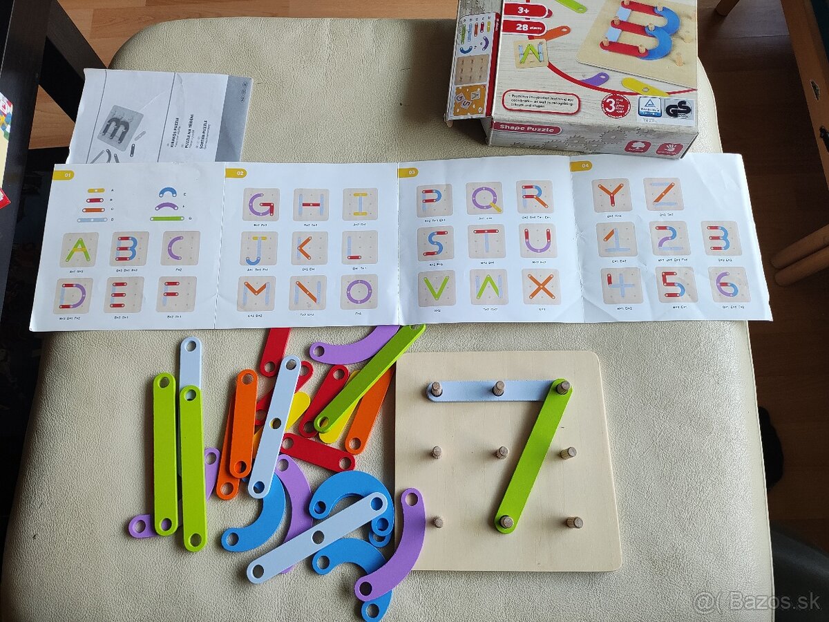 Drevená hra Shape Puzzle - 3