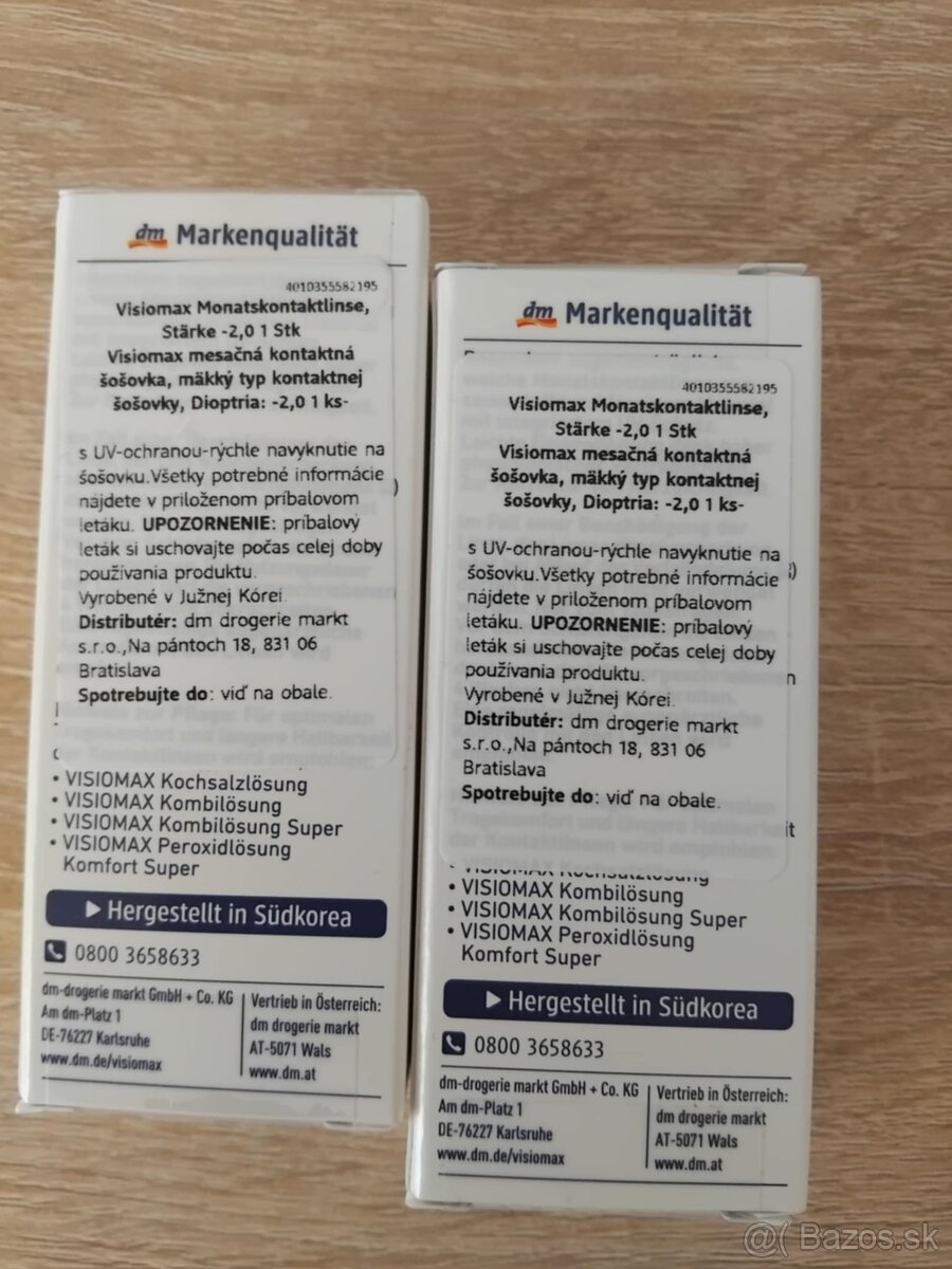 Mesačné kontaktné šošovky -2 - 3